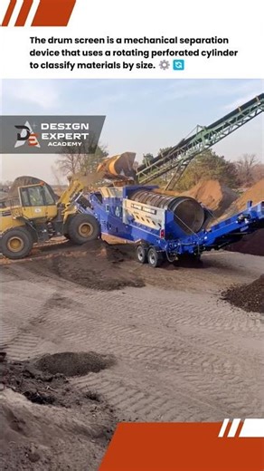 Trommel screen: how the equipment that separates waste and aggregates works ⚙️♻️| Design Expert INT