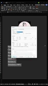 Perfect Alignment in MS Word Using Tab Stop ⚡
