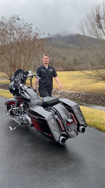 169K views · 7.5K reactions | Cory has the Rockford Fosgate system bumping on this 2021 CVO Street Glide! Imagine cranking your favorite highway song while cruising your favorite ride… that’s what we call throttle therapy! Get down to H-D of Asheville today and take this machine on a test ride! | Harley-Davidson of Asheville | Facebook