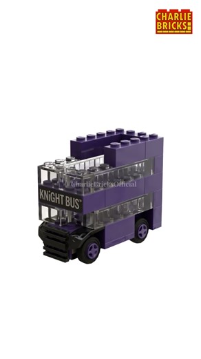 Harry Potter Mini Knight Bus! 🚌✨ LEGO Set 4695 Speed Build By ‪@CharlieBricksOfficial‬ #harrypotter