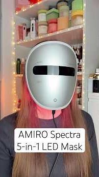 Amiro Spectra 5-in-1 Light Therapy Facial LED Mask review #beautydevice