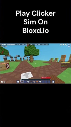 Play Clicker Simulator on Bloxd.io! (check desc for game) #bloxd #minecraft #shorts #gaming #bloxdio