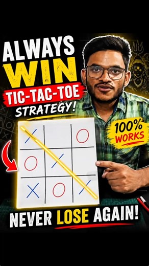 Tic-Tac-Toe Me Hamesha Kaise Jeete? 😳 #experiment #experimentturax #shortvideo #shorts