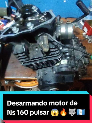 Desarmando motor NS 160 Pulsar: diagnóstico y reparación