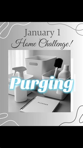 Meagan Tumblin on Instagram: "Day 1️⃣ of our year reset challenge week (home detox)! We are going room by room purging this week This will take an entire week if you do it, right 🤗 ⏲️ Schedule one hour for each day. NO CLEANING this week! Resist the urge to deep clean (unless you have time.) Remember to bring a notebook along to make notes about purchases— this will allow you to be intentional with what you actually need to bring into your space and let your bank account take a break this week.