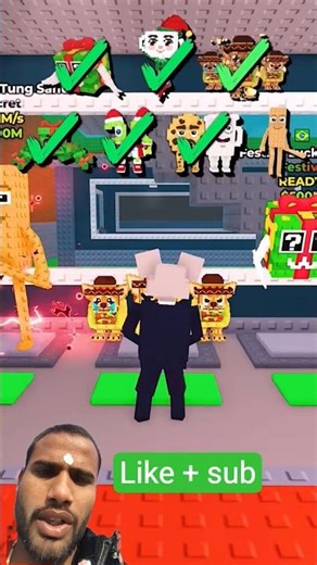 How LONG For Every NEW 🤯 Festive lucky🍀✨🍀✨ Block 😥Brainrot? 🎁🤔 #usa #unitedstates