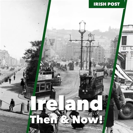 11K views · 369 reactions | Ireland then & now! So incredible to see these side by side!  | The Irish Post | Facebook