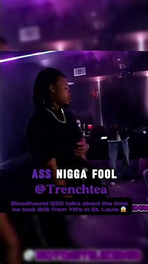 Bloodhound Q50 talks about the time he took 60k from YN's in St.Louis 😱 #drill #chicagodrill