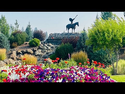 Coeur d'Alene Casino & Resort in Worley Idaho Spa Tower Room Tour + Cultural Tourism Tribe Events