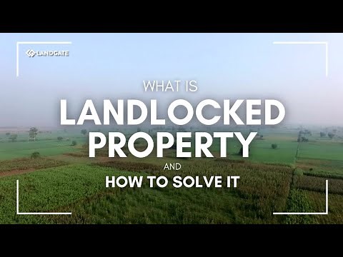 What does landlocked mean, and how do you solve it?