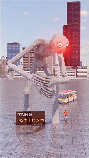 Trevor Henderson Monster Size Comparison 3 | SCARIEST CREATURES