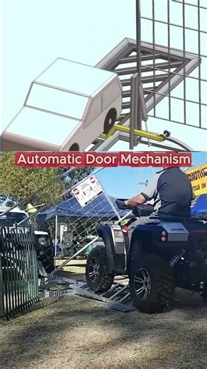 How Automotic Door Opening mechanism work 🤔 #shorts #doors