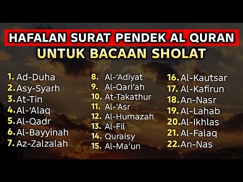 A Short, Melodious Surah for Prayer – A Memorized Recitation That Soothes the Heart
