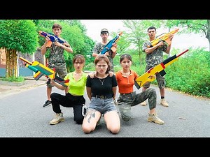 Xgirl Nerf Films: Top 11 Video In July Cherry with Seal X Girl Nerf Guns Fight Criminal Alibaba