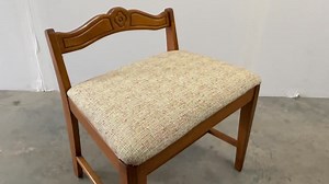 Mid-century Vanity Bench - Vintage Bench - Etsy