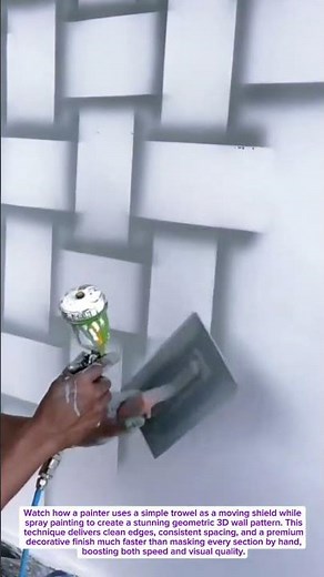 Wall Painting Trick Looks 3D... But It's Just Pure Skill!