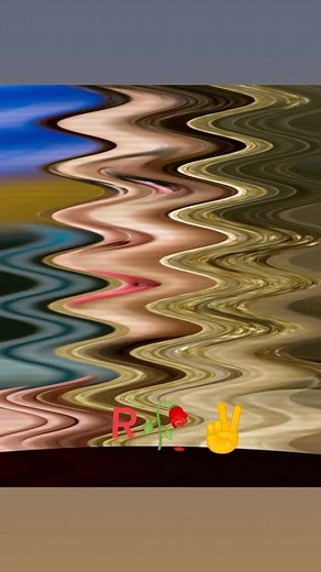 Abstract Art Video with Colorful Wavy Lines