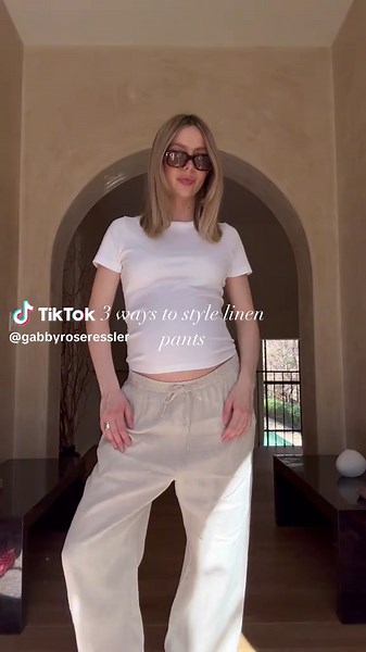 Comfortable Linen Pants for Pregnancy from Banana Republic