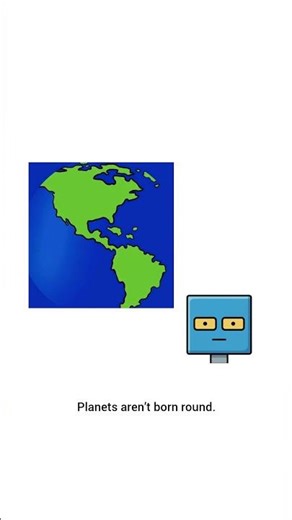 Why every planet becomes round — the simplest explanation.