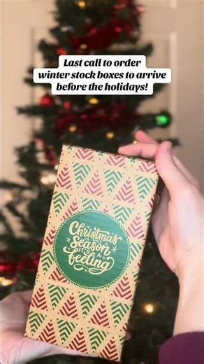 Last call for winter stock boxes! 🎄✨