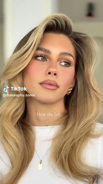 Makeup Transformation: How She Sat vs. How She Left