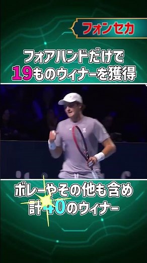 【テニス】未来のベストフォアハンド！？フォンセカの躍進！