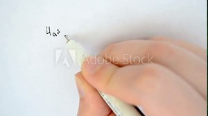 Mathematical formulas. We write formulas