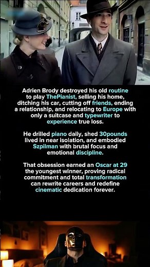 That's dedication right there 🎬 #oscars #adrienbrody #acting