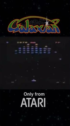 Galaxian Atari 2600 Commercial #shorts