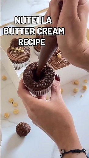 How to make perfect Nutella buttercream frosting | smooth and fluffy buttercream recipe