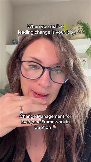 Here are 3 steps for change management that ANYONE and EVERYONE can deploy to help us navigate the changes we have flying at us every day. 3️⃣ Step Change Management for Everyone Framework: 👁️ Have a clear vision and share it early and often to make sure every employee understands WHY the change is happening and