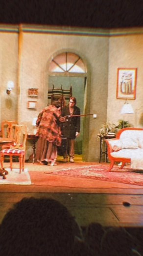 Aseară am avut din nou, la Teatrul Național, „Regina Mamă”, cu o sală plină și un public minunat. Cineva din public a făcut o fotografie pe care am primit-o și care mi-a plăcut foarte tare. Parcă ar fi o imagine făcută acum 20-30 de ani, dintr-un spectacol vechi de teatru — are ceva nostalgic, ceva care te duce înapoi în timp. Oricum, „Regina Mamă” se va mai juca pe scena Teatrului Național din București pe 15 decembrie și 22 decembrie. Vă așteptăm cu mare drag! | Marius Manole