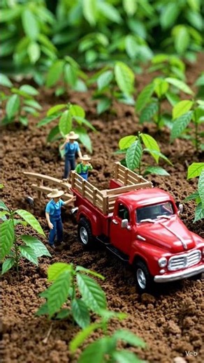 Miniature Chocolate Making 🍫🚜 | Cocoa Farming to Chocolate | 30 Sec Story #shorts