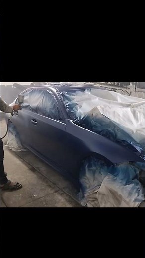 how to spray Base Coat #carpainting #carpaintingtips