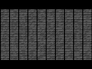 Binary Number Background- Copyright Free Stock Footage Clip