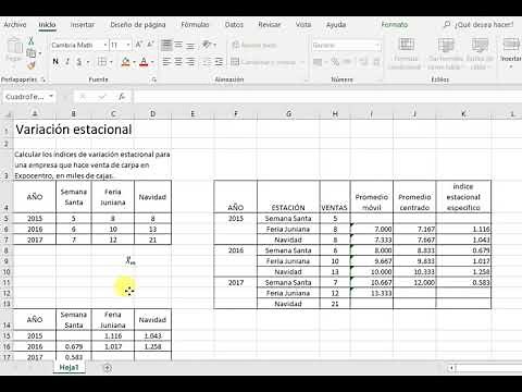 variacion estacional