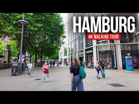 HAMBURG, Germany 🇩🇪 Northern Germany at Full Power | 4K Walking Tour