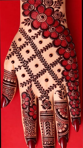 Easy Mehndi designs | stylish mehndi design#henna #viral #shorts #mehndi #henna #mehndidesign
