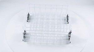 Upgraded W10161215 Dishwasher Lower Rack Replacement Parts for Whirlpool Dishwasher Parts Lower Dishrack Assembly with Wheels DU840DWGQ1 DU915PWPS2 DU915PWKQ0 Whirlpool Dishwasher Bottom Rack Drawer