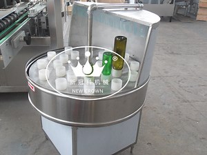 [Hot Item] Semi-Automatic Rotary Bottle Washing Machine