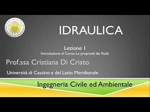 Idraulica Lezione n 1