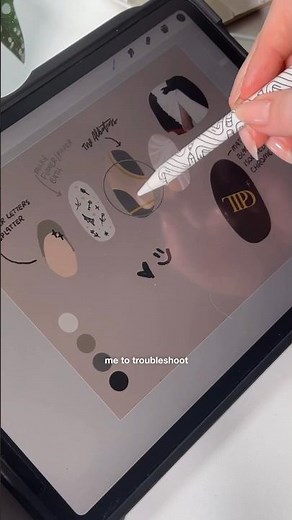 no, we have nails at home👀✍🏻💅🏻 #nails #iPad #drawing #diynails #nailart #nailtutorial #diy