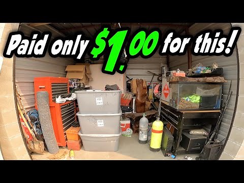 Paid just ONE DOLLAR for this locker at the storage auction, and we might make thousands from it!