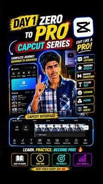 CapCut Editing Course Day 1 😳 (Beginner Guide)