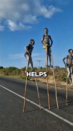 This is why they're walking using stilts 🤯