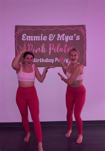 Pink Pilates Birthday Party Celebration