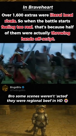 The Extras in Braveheart Were Actually Fighting