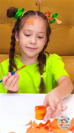 Let's Draw A Pumpkin! 🎃 Easy Trick For Kids! ✏️✨ #DrawingTutorial #KidsArt