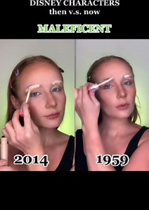 Disney Characters Makeup Transformation Maleficent
