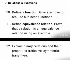 Question 1Define a function. Give examples of real-life busine... | Filo